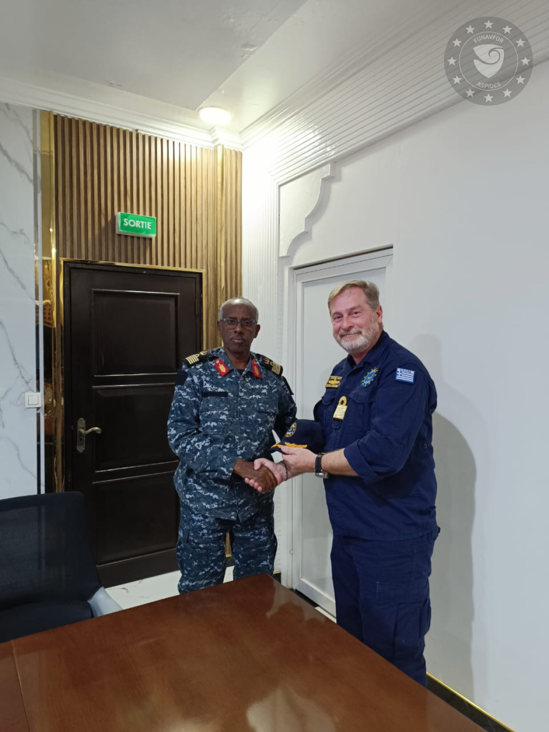 EUNAVFOR ASPIDES Force Commander Strengthens Diplomatic and Naval Engagements in Djibouti
