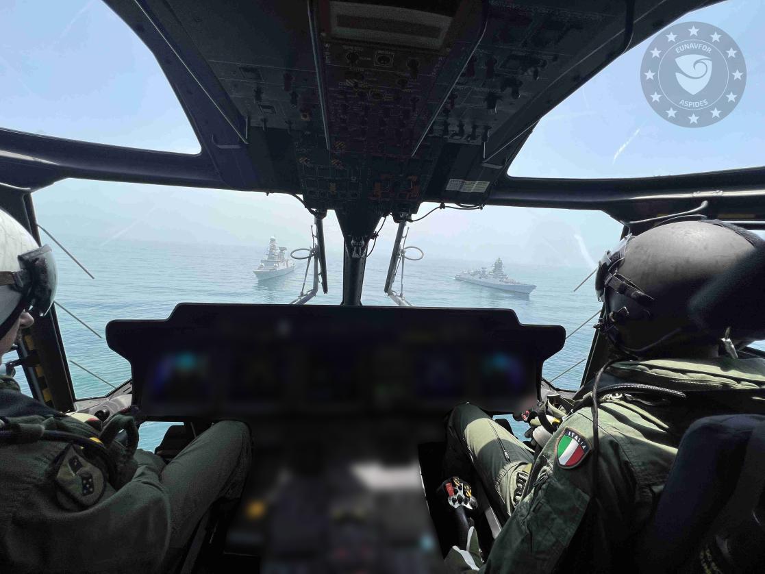 EUNAVFOR ASPIDES: Passage Exercise Conducted Between ITS CAIO DUILIO and INS SURAT