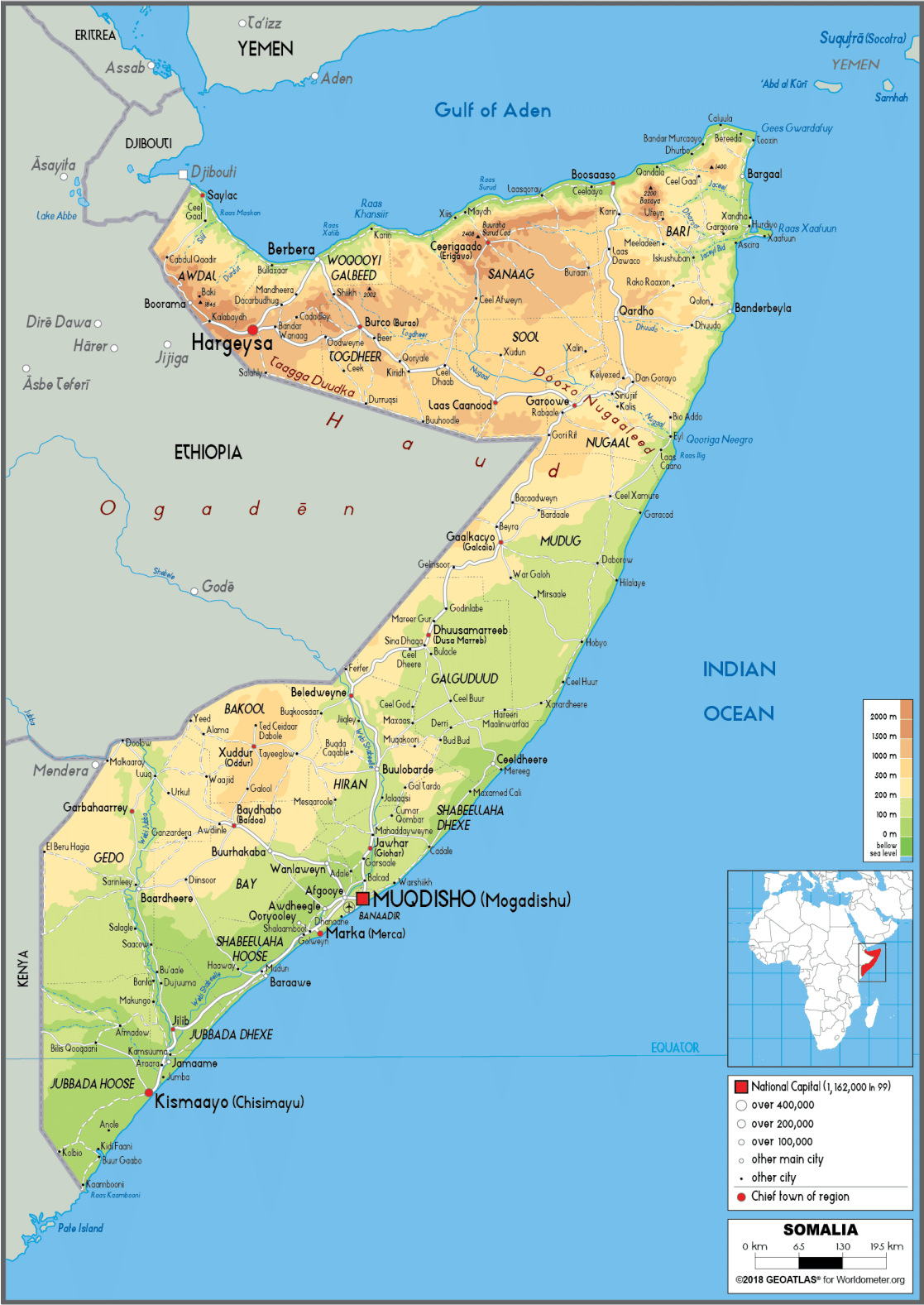Somalia Map