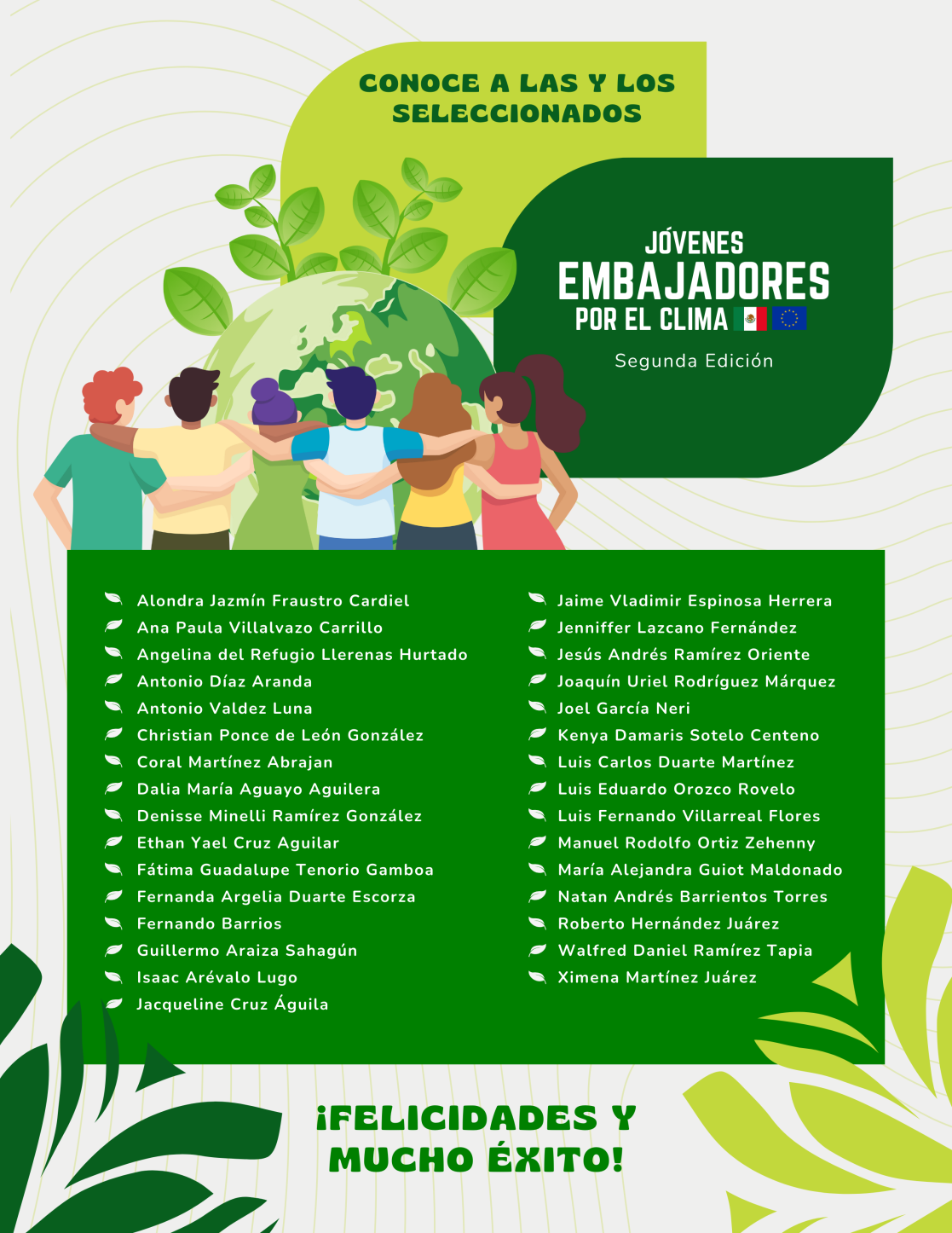 Jóvenes Embajadores por el Clima México-UE