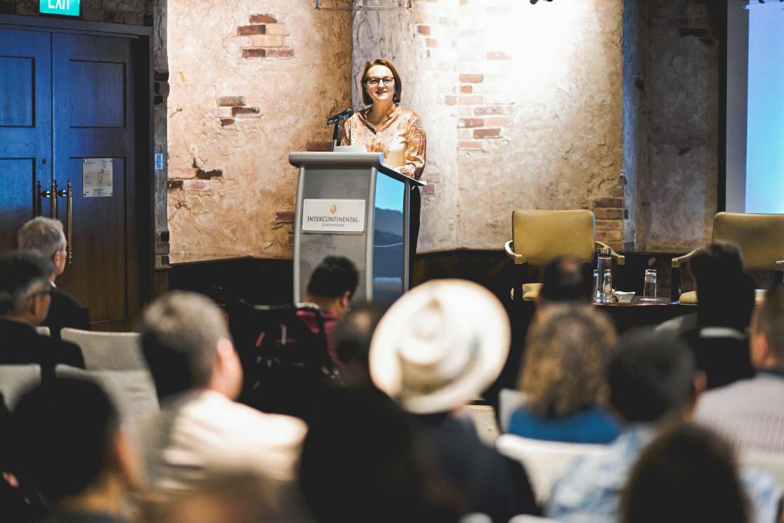 EU Ambassador to Singapore Iwona Piórko opens the event