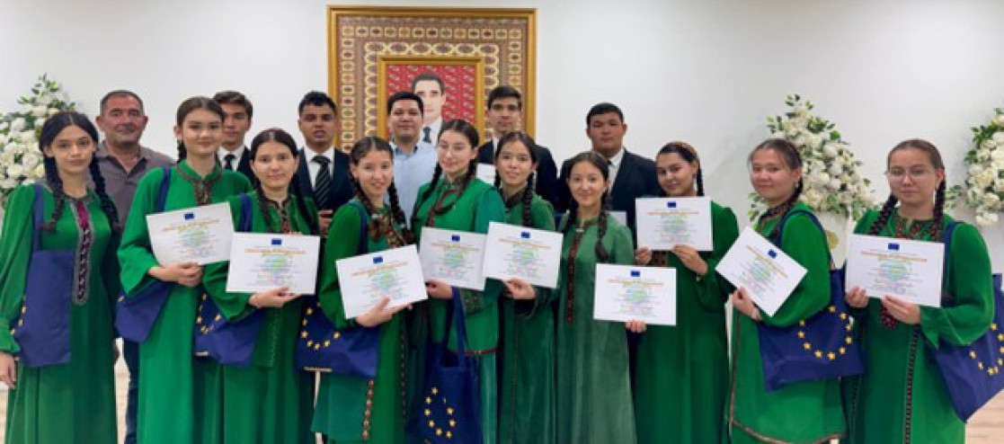 Eco-Mentoring project promotes environmental awareness among school students in Ashgabat