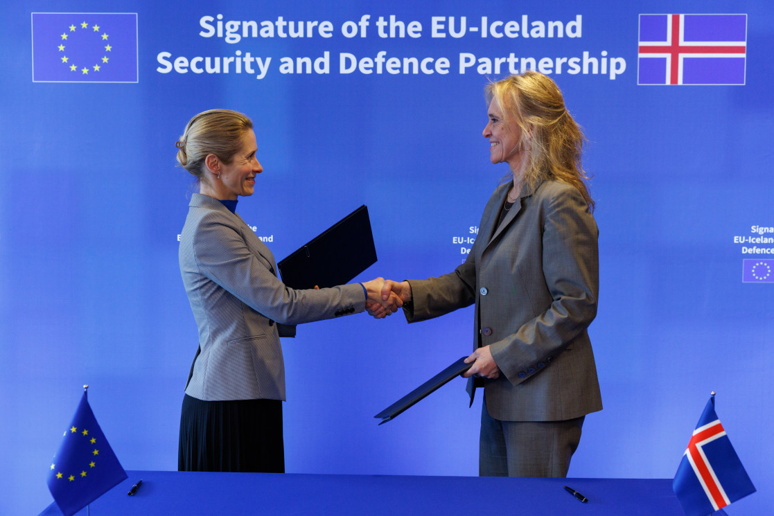Signing ceremony of the Security and Defence Partnership between the EU and Iceland