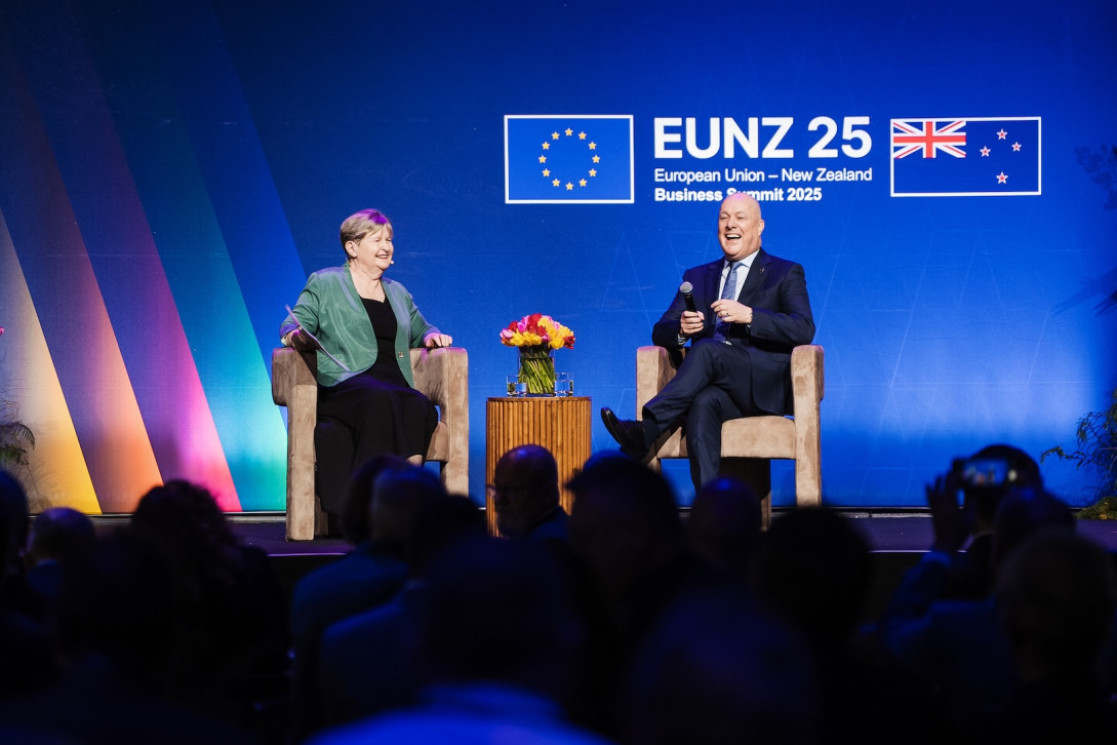 PM Luxon at the EU–NZ Business Summit