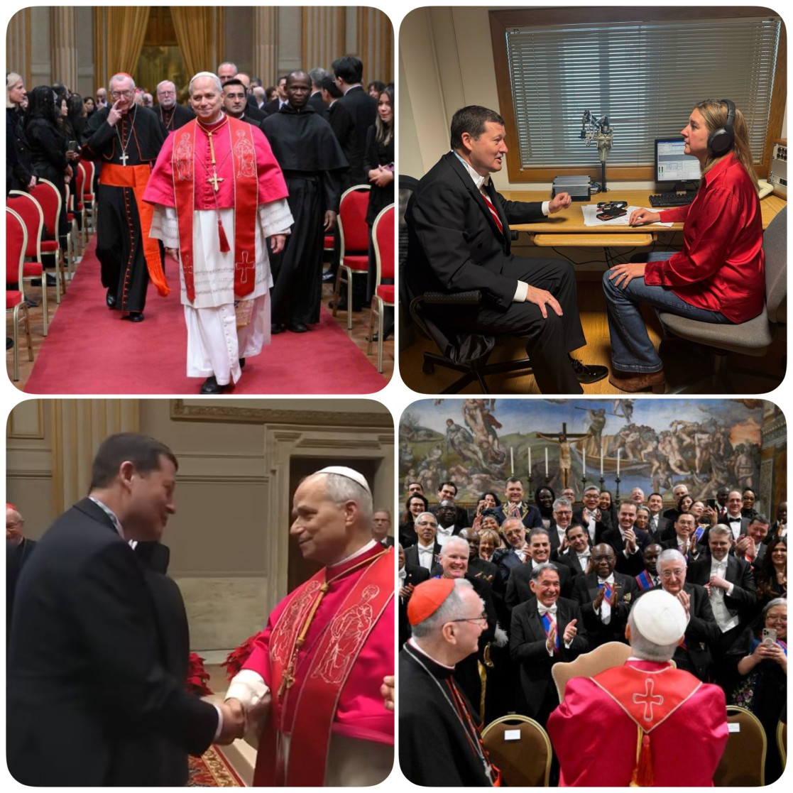 Meeting with Pope & Interview