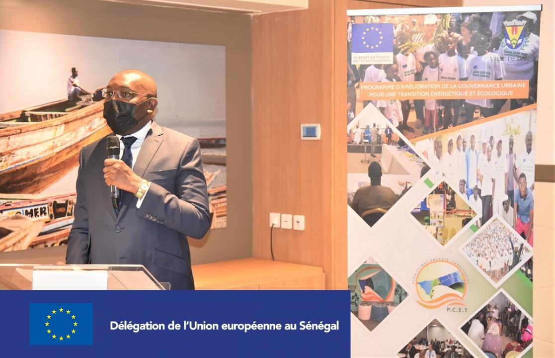 Man talking in a conference