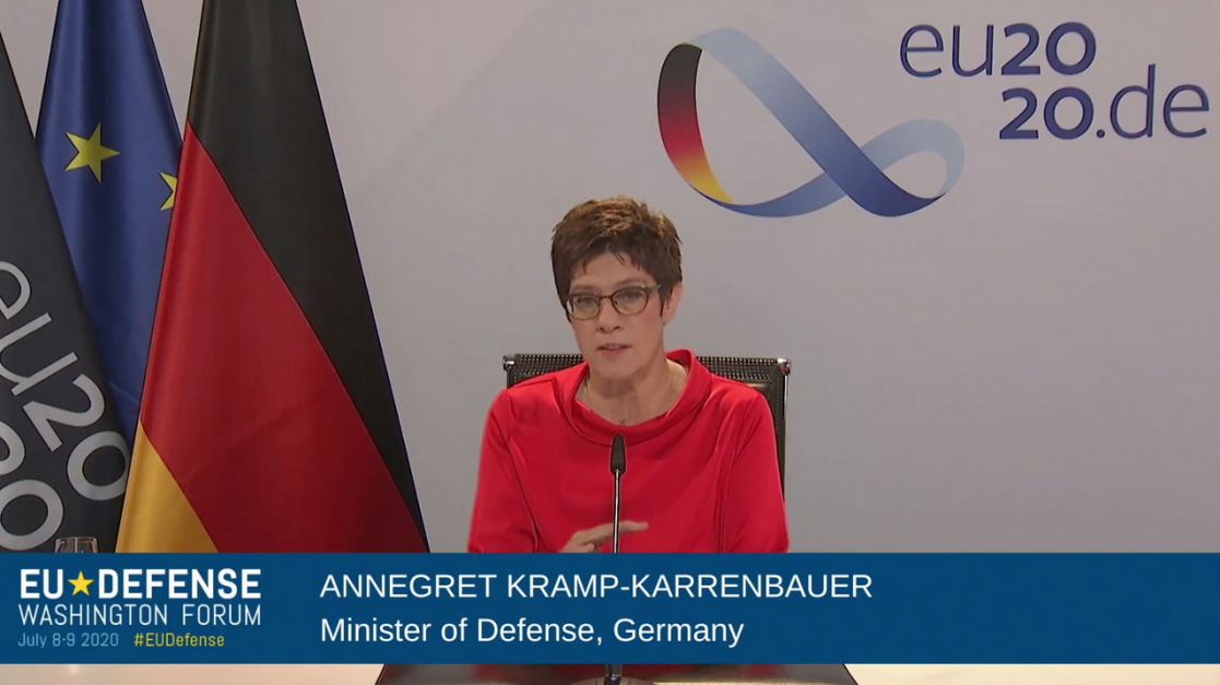 Woman talking to an audience