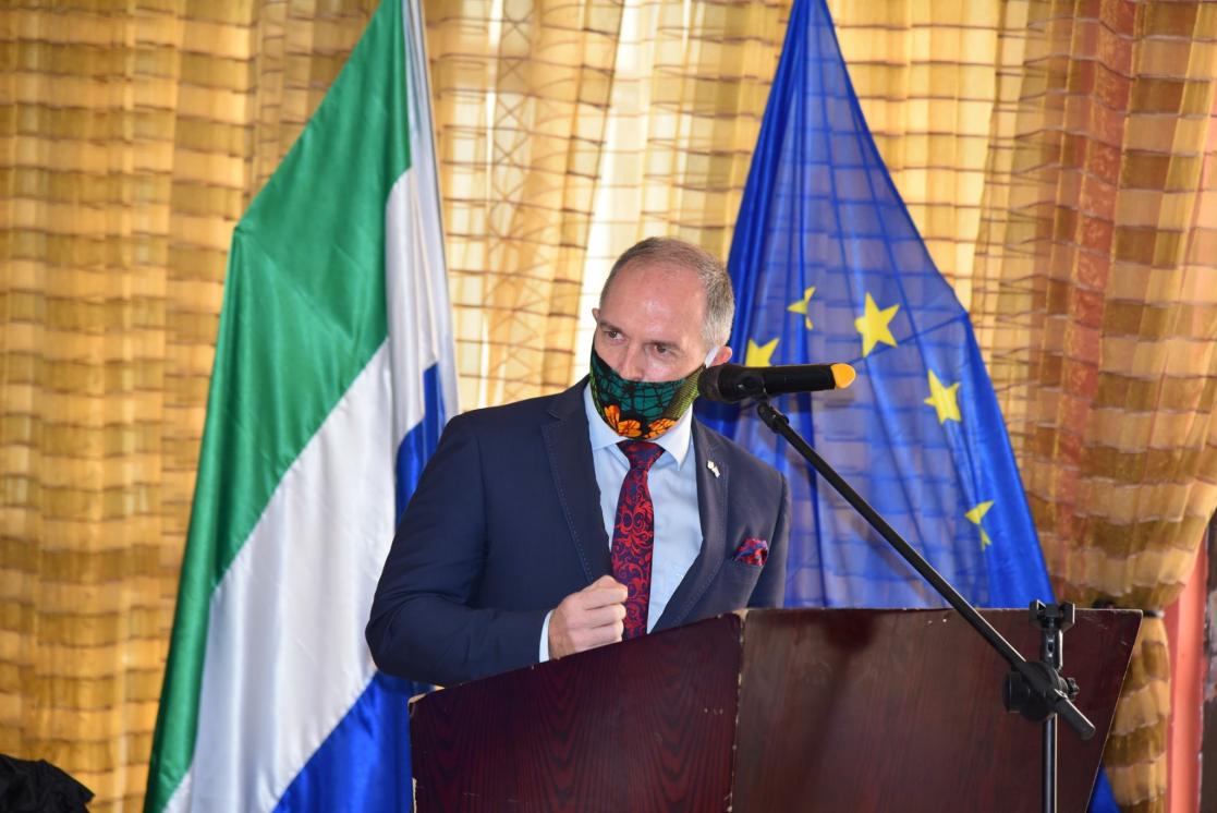 Man during a conference