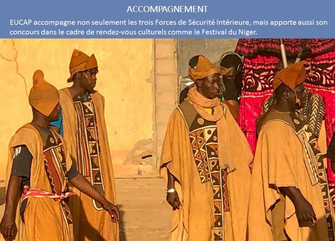 People in traditional costumes