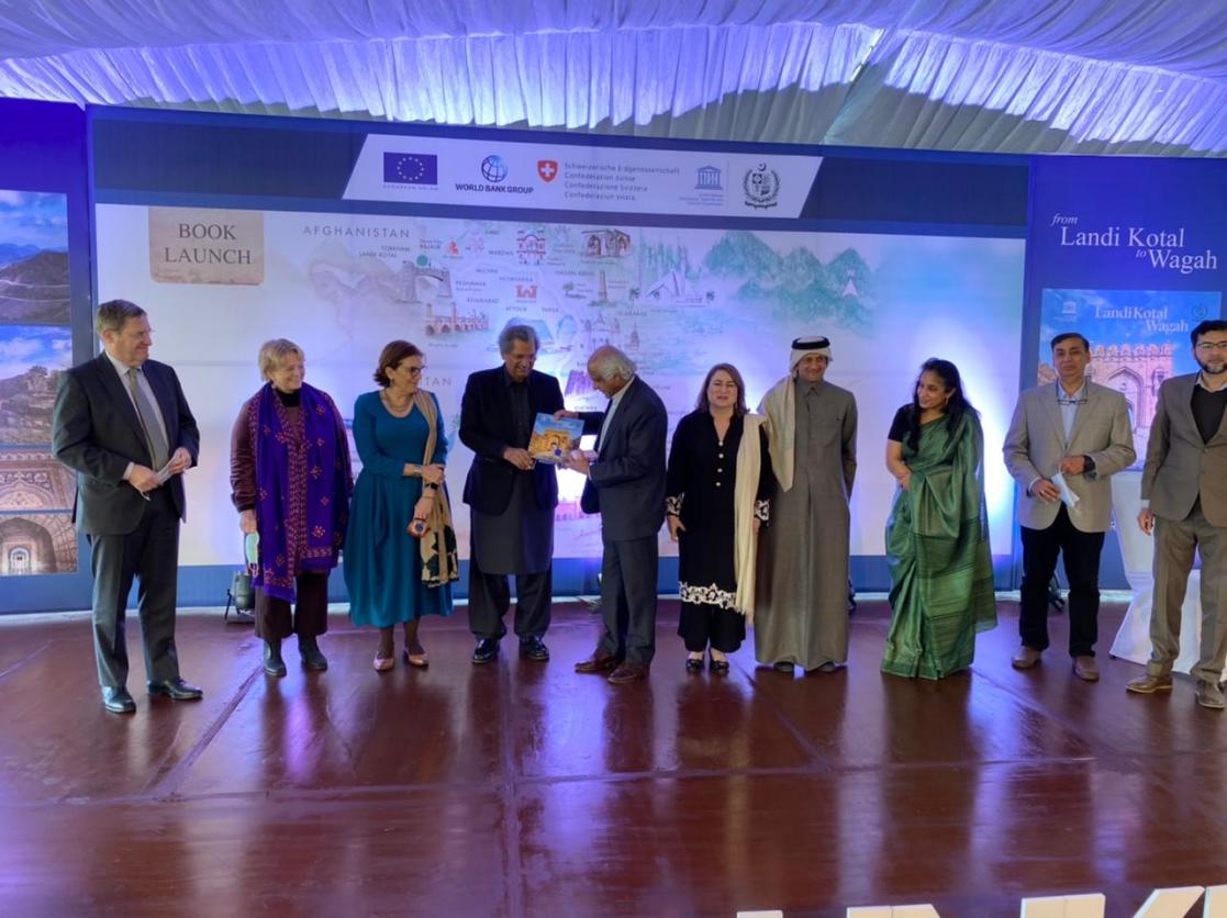 Group of people in a scenario during an event