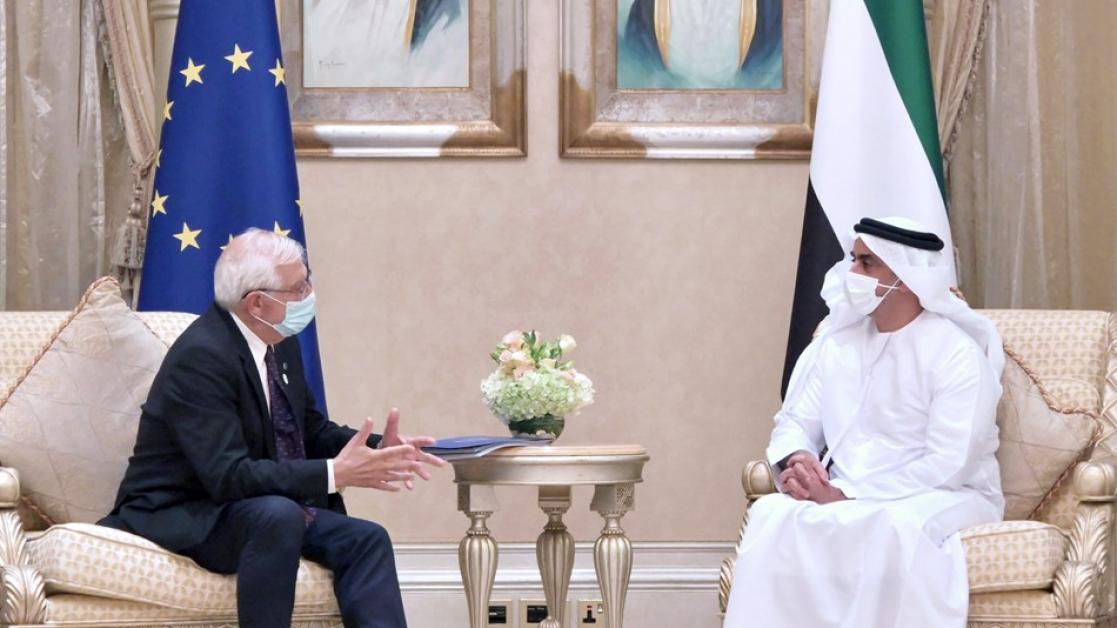 Borrell meeting with Sheikh Saif