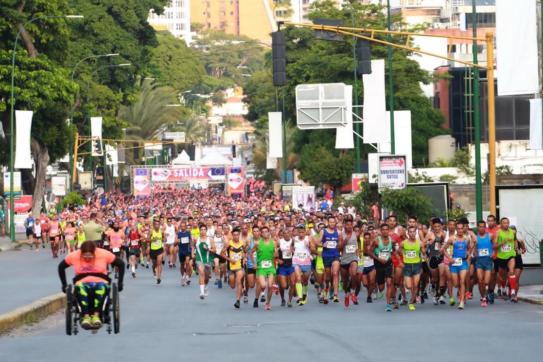 people running