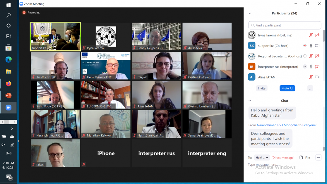 Videocall at zoom