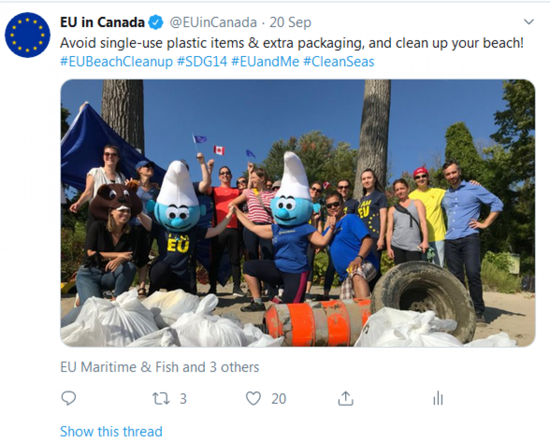 EU in Canada tweet 