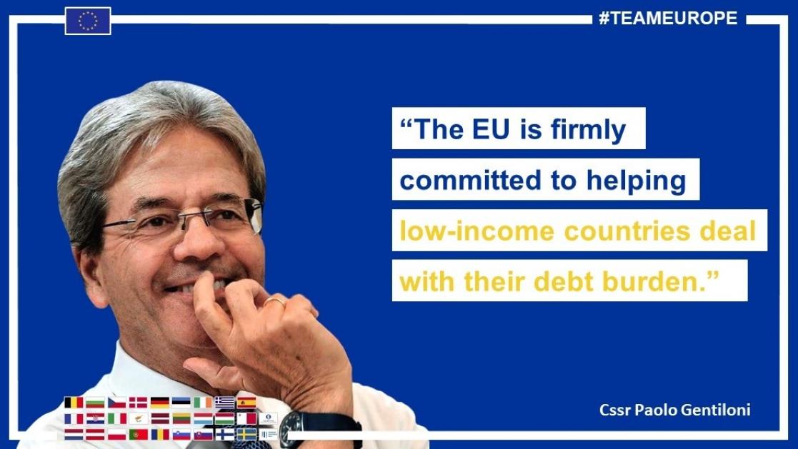 Cssr Paolo Gentiloni's quote on debt burden