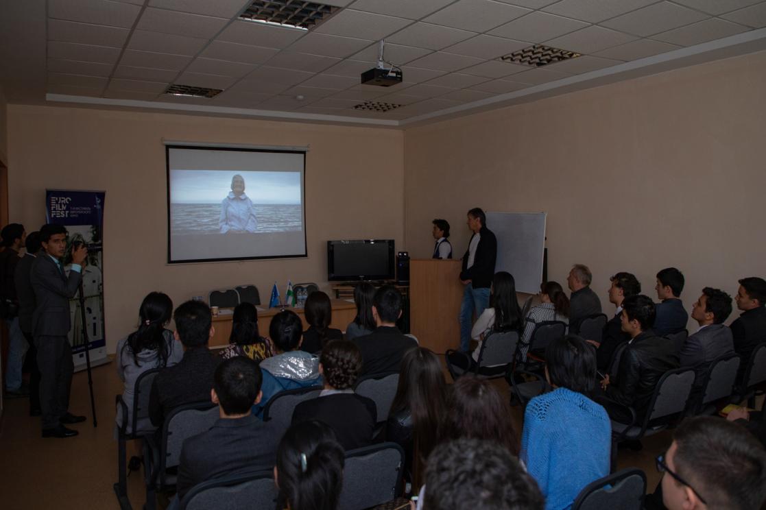 People during a screening
