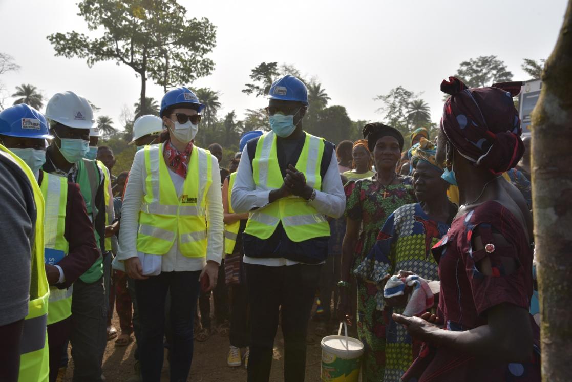Group of people wearing masks and helmets
