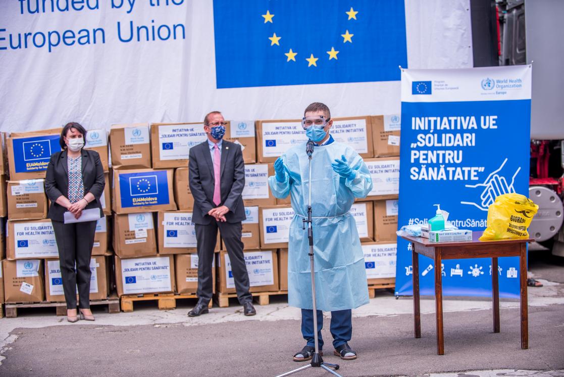 Man talking to an audience