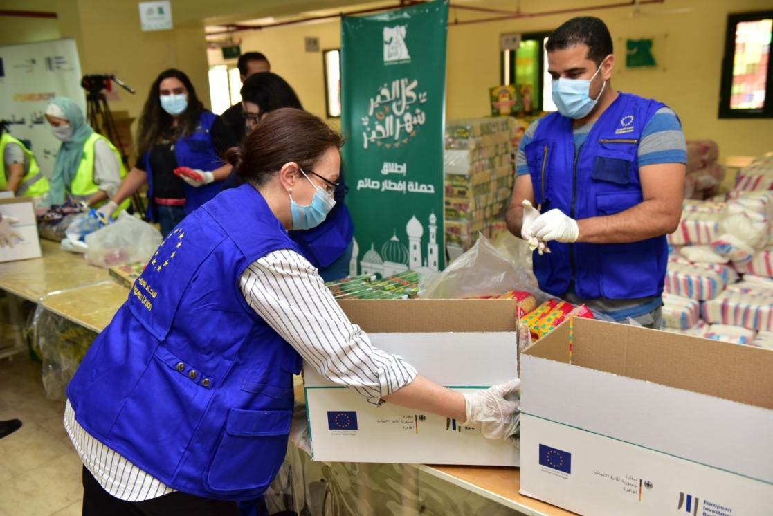 People filling in the boxes