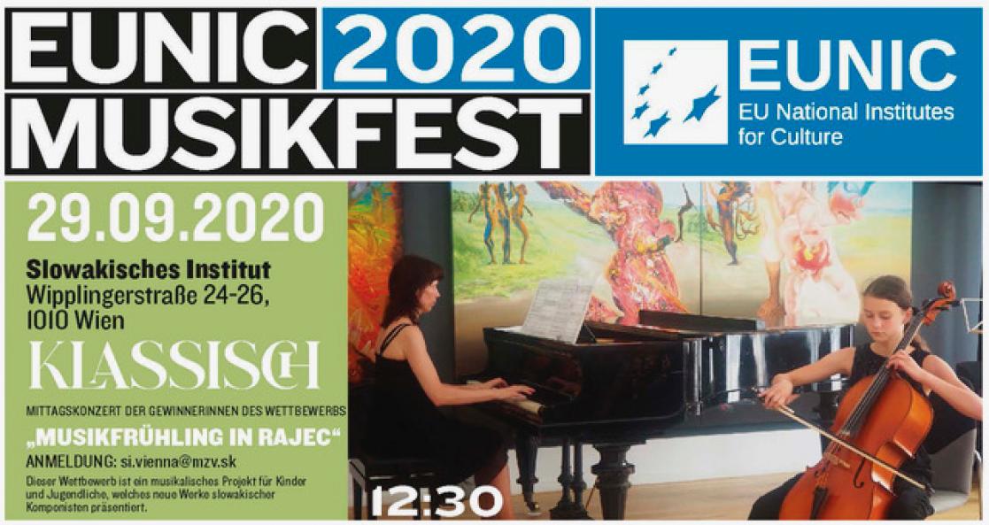 EUNIC 2020 Musikfest poster EUNIC