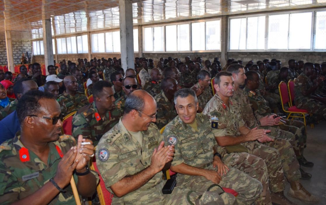 people in military uniform at an event