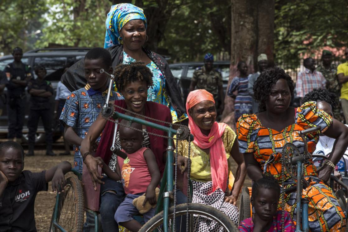 Group of women and children