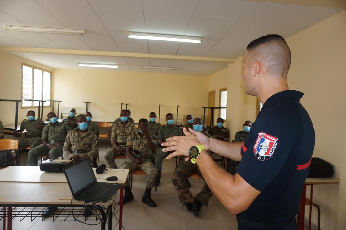 Military during a formation