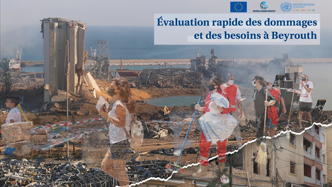 Poster with some pictures of Beirut