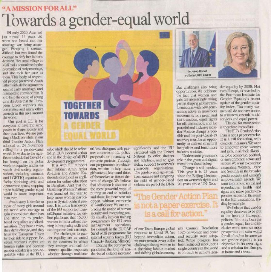 Newspaper screenshot