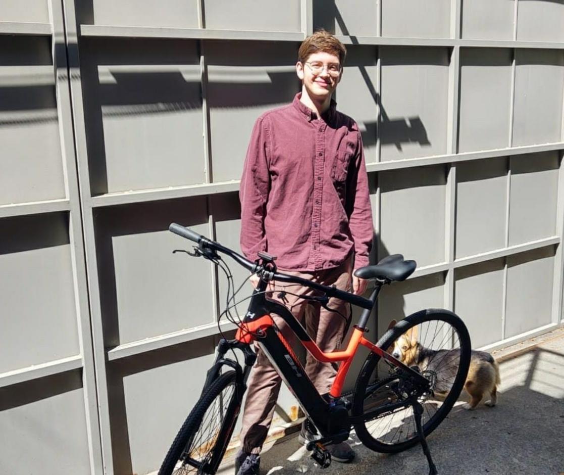 Man with a bike