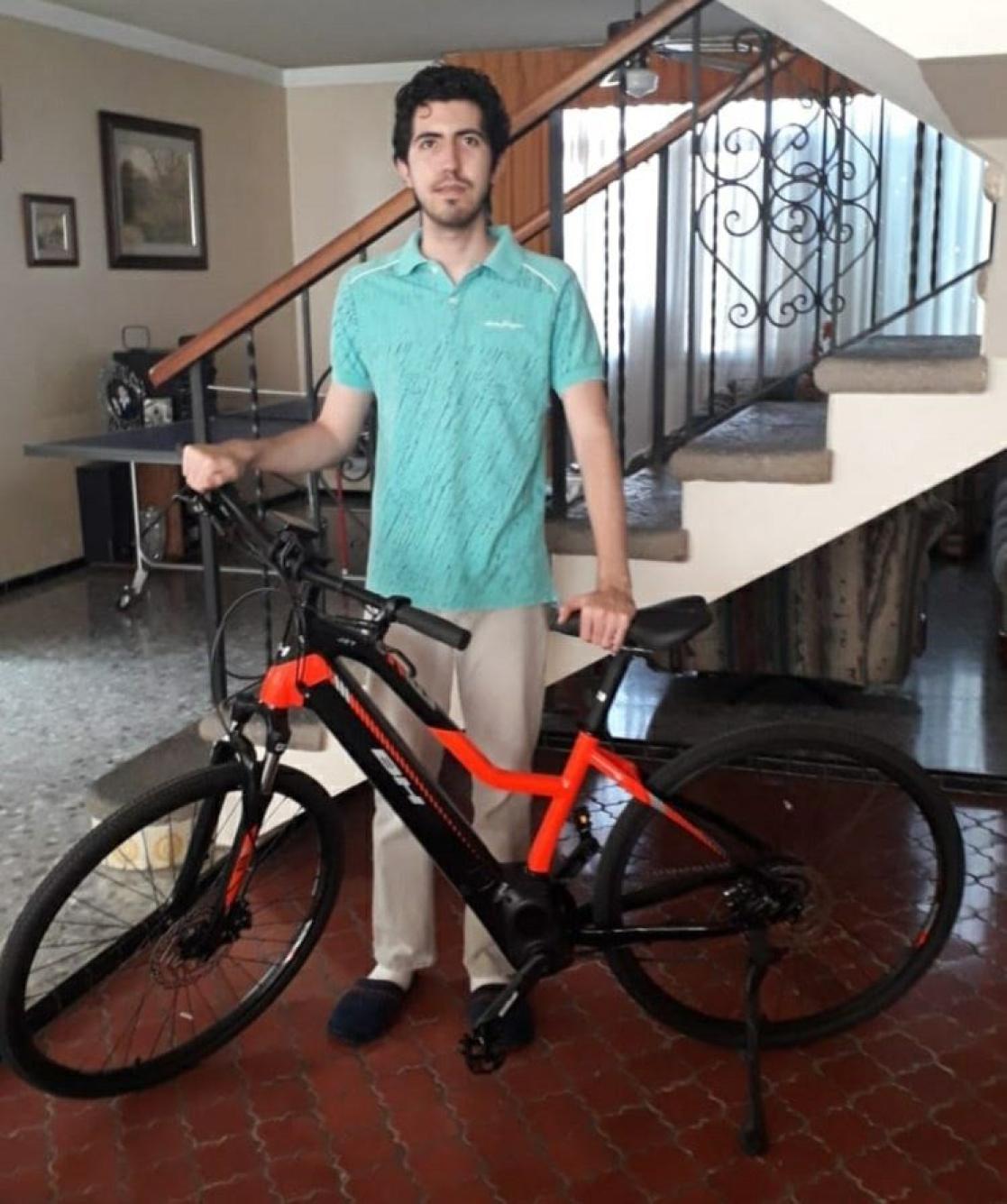 Man with a bike