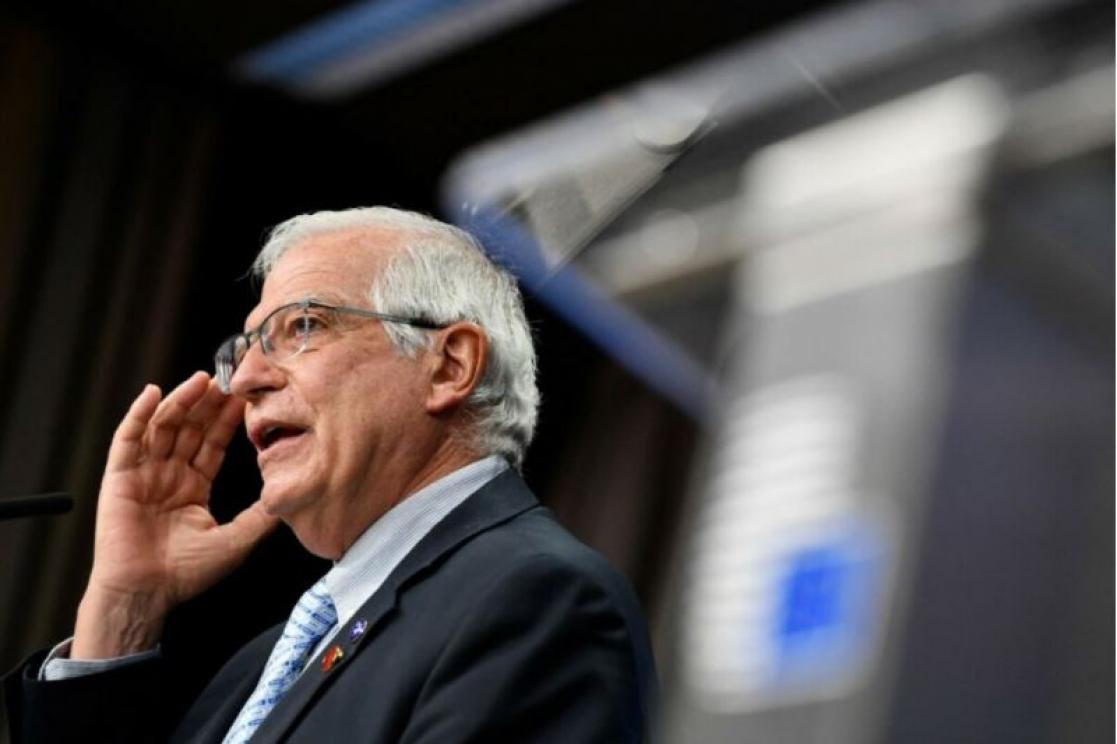 Borrell during a conference
