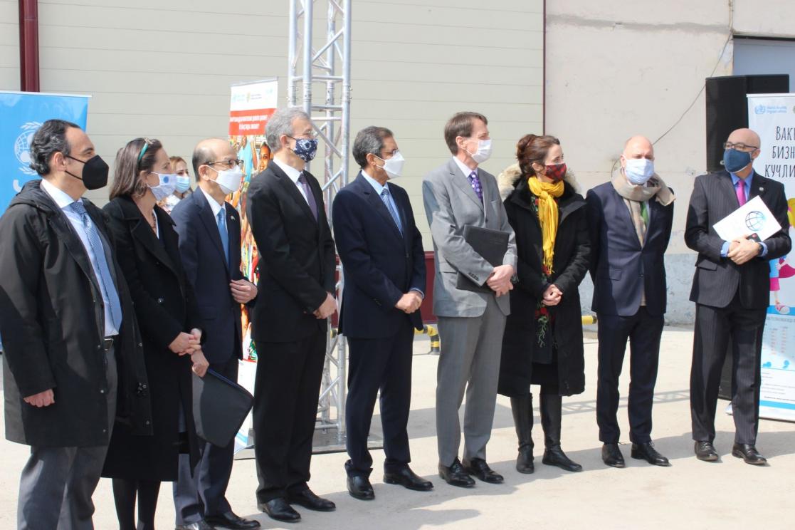 Group of people attending a speech