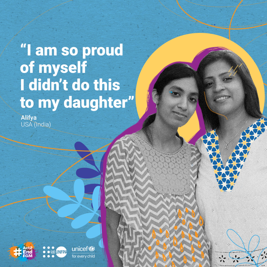 Indian woman quote on FGM