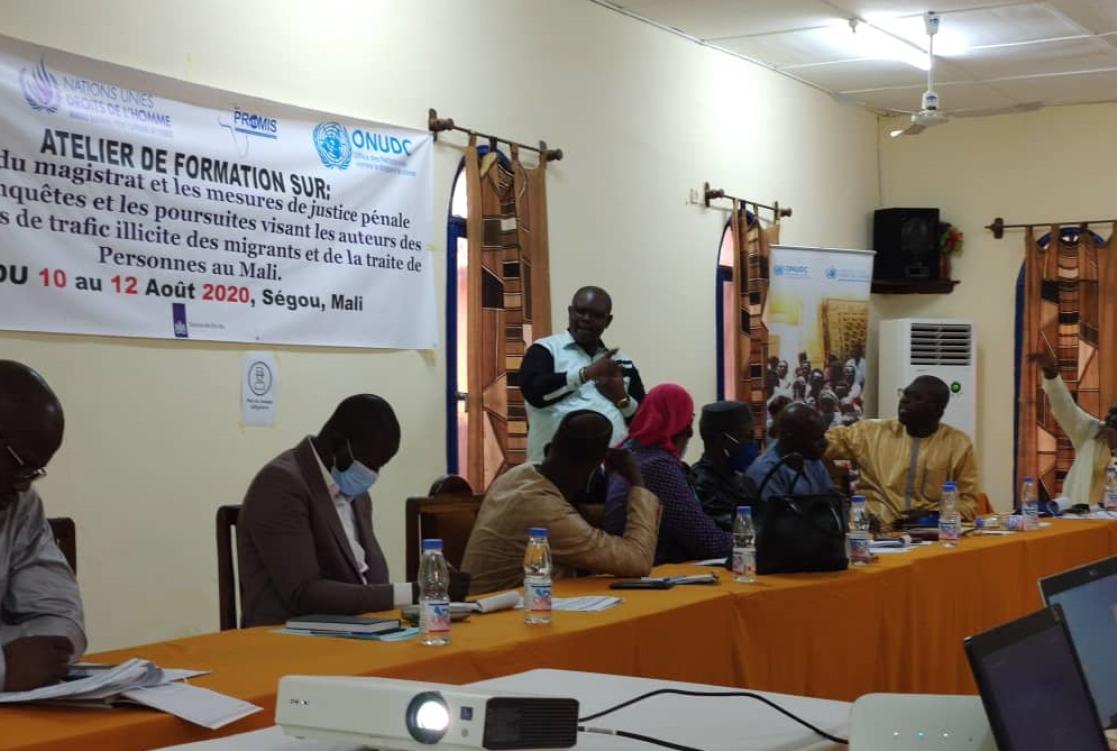 Group of people during a meeting