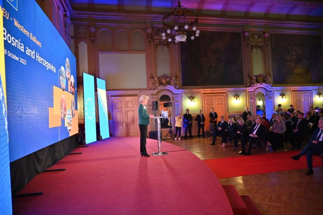 Speech by the President of the European Commission Ursula von der Leyen during her visit to BiH