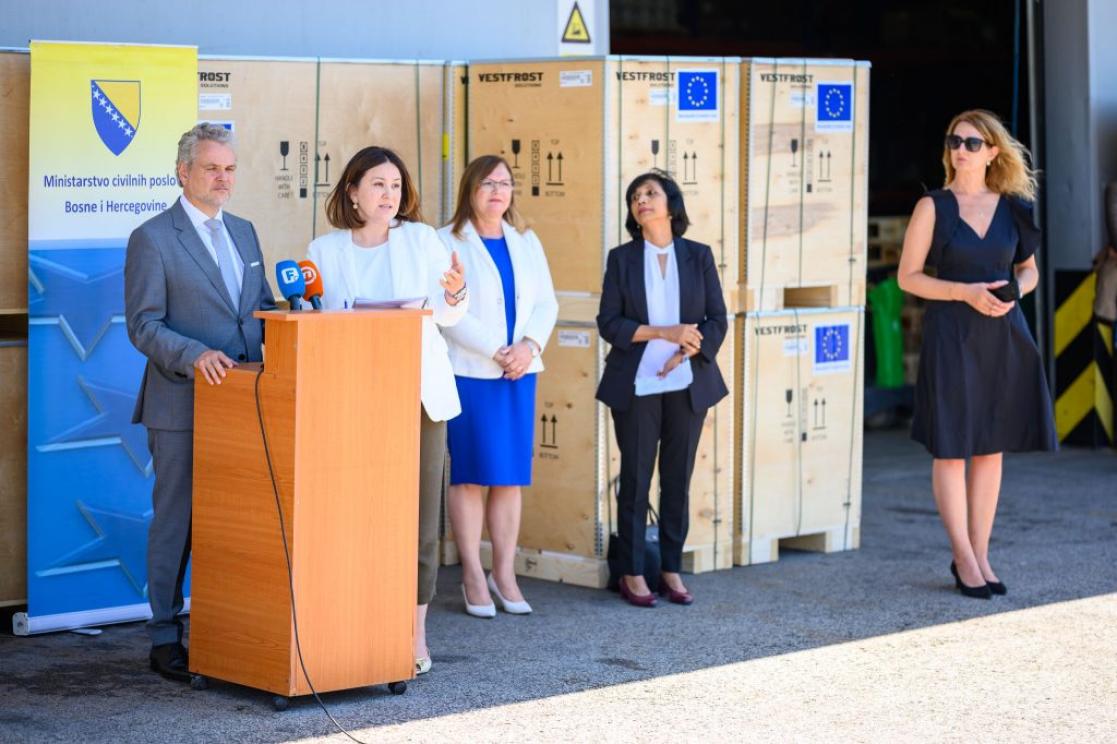 Health institutions in BiH receive 253 cold chain refrigerators for efficient storage of vaccines