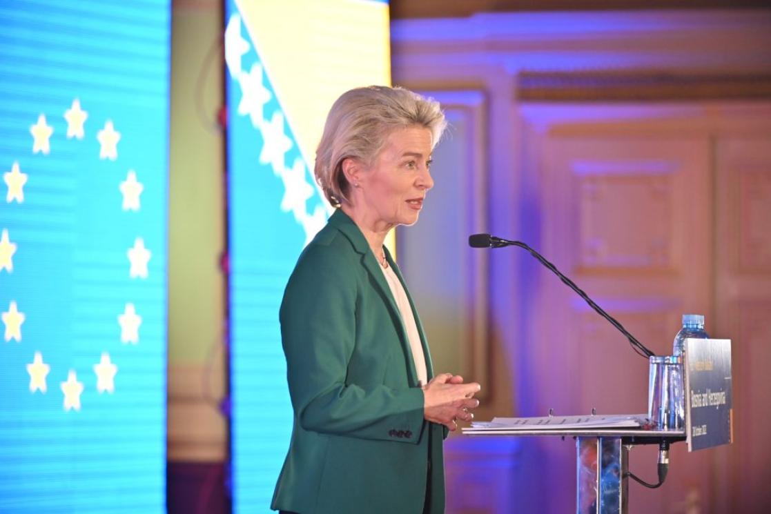 Speech by the President of the European Commission Ursula von der Leyen during her visit to BiH