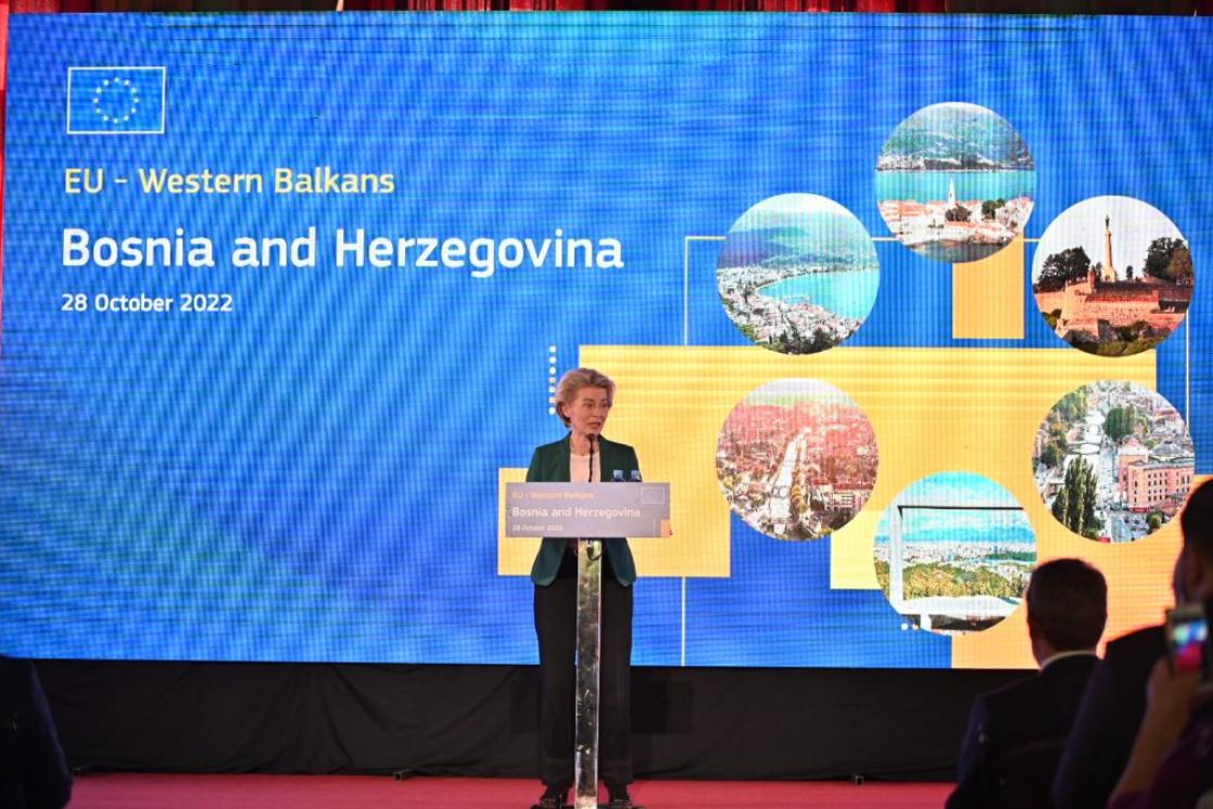 Speech by the President of the European Commission Ursula von der Leyen during her visit to BiH