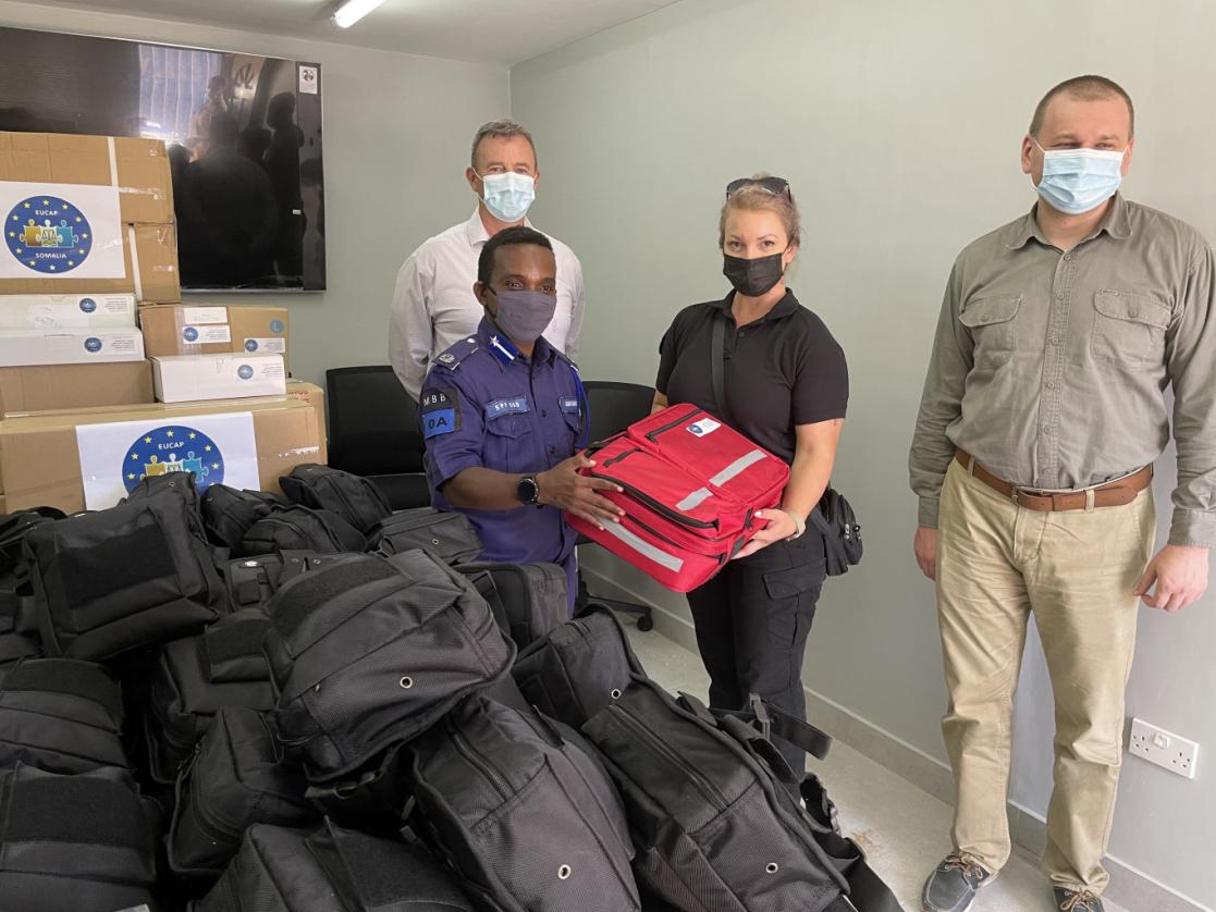 group of people working with transport goods 