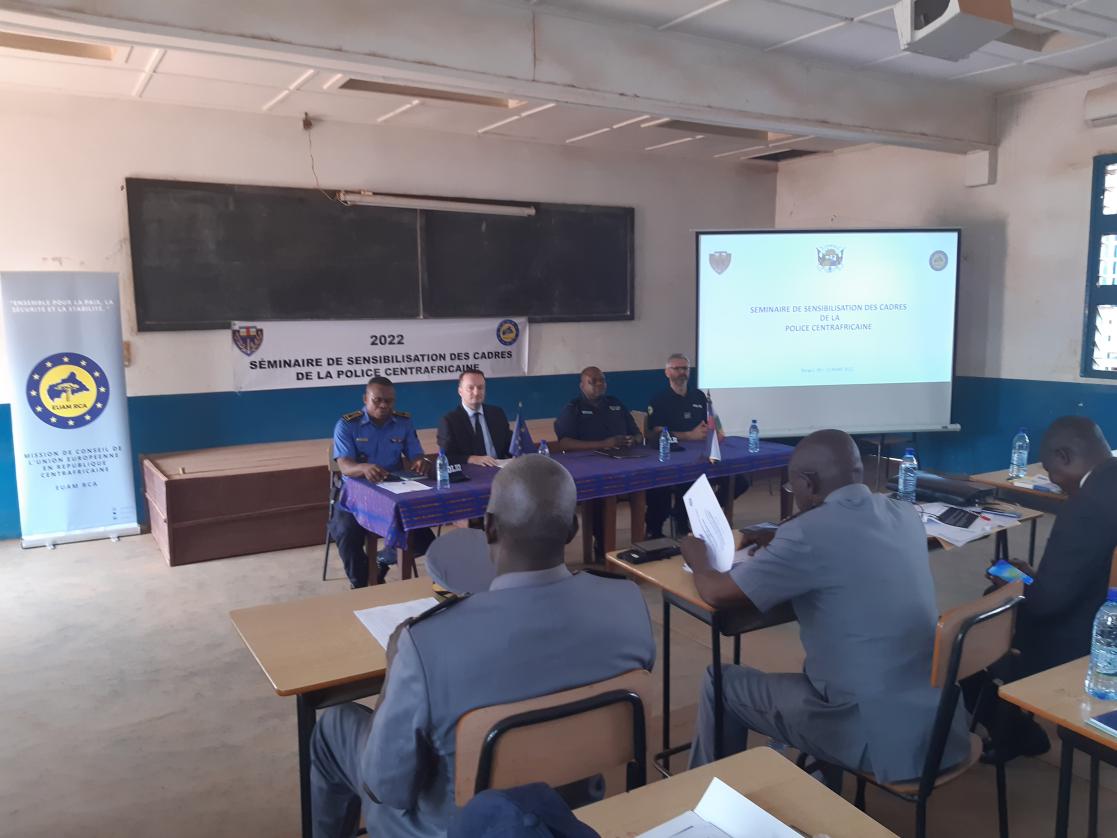 awareness-raising seminar for central african police officers 
