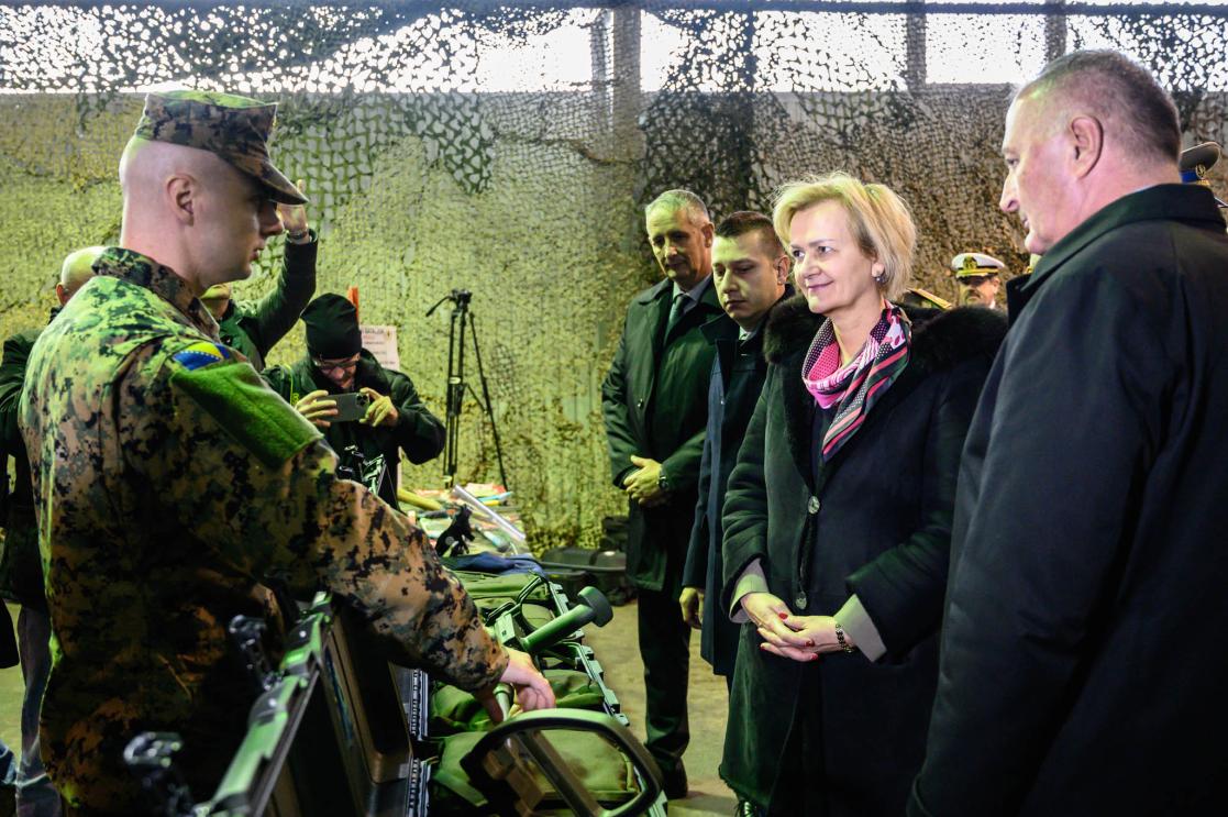EU delivers medical and transport vehicles to BiH Armed Forces to support demining