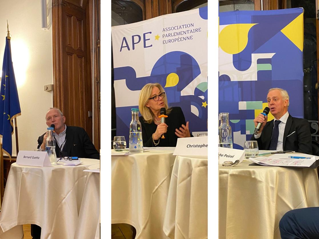 Collage of photos of the event