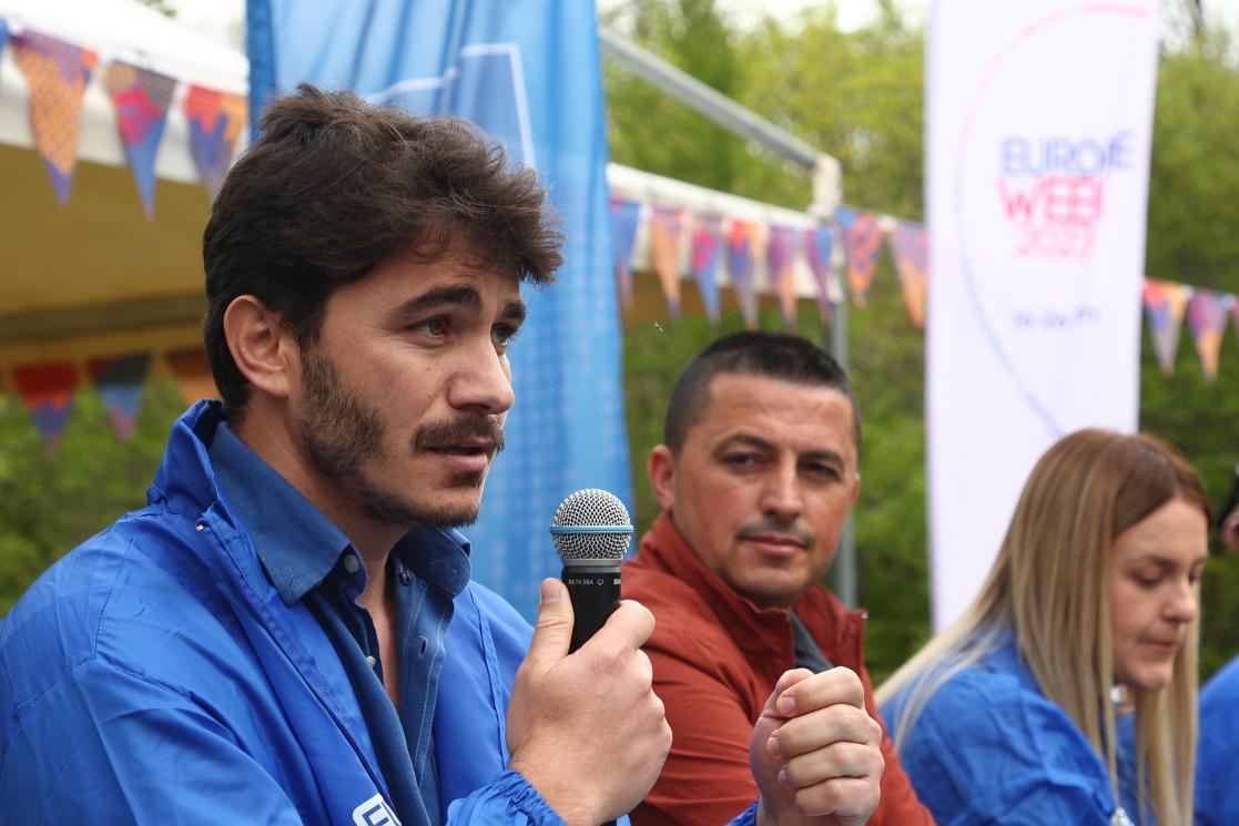 Soraldo Nebo, the mussels tour guy, who heads the Visit Saranda tourism organization