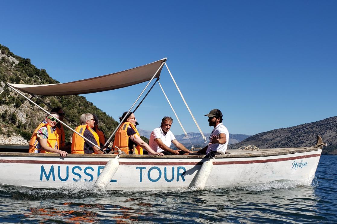 Soraldo Nebo, the mussels tour guy, who heads the Visit Saranda tourism organization