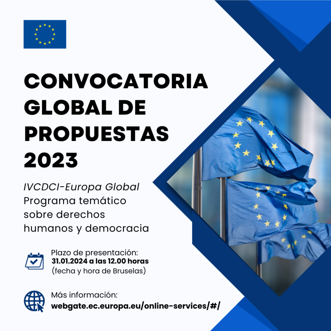 Convocatoria Propuestas Global DDHH y democracia