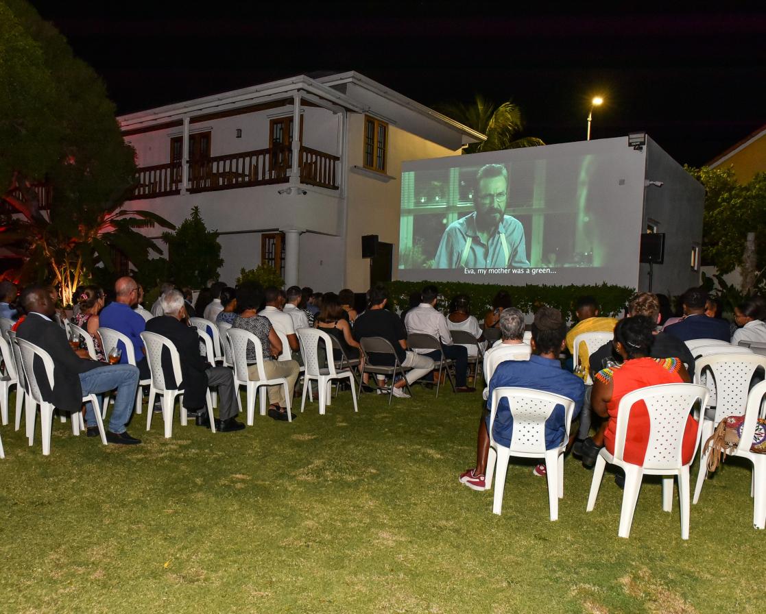 A section of the audience during the EU Film Festivall