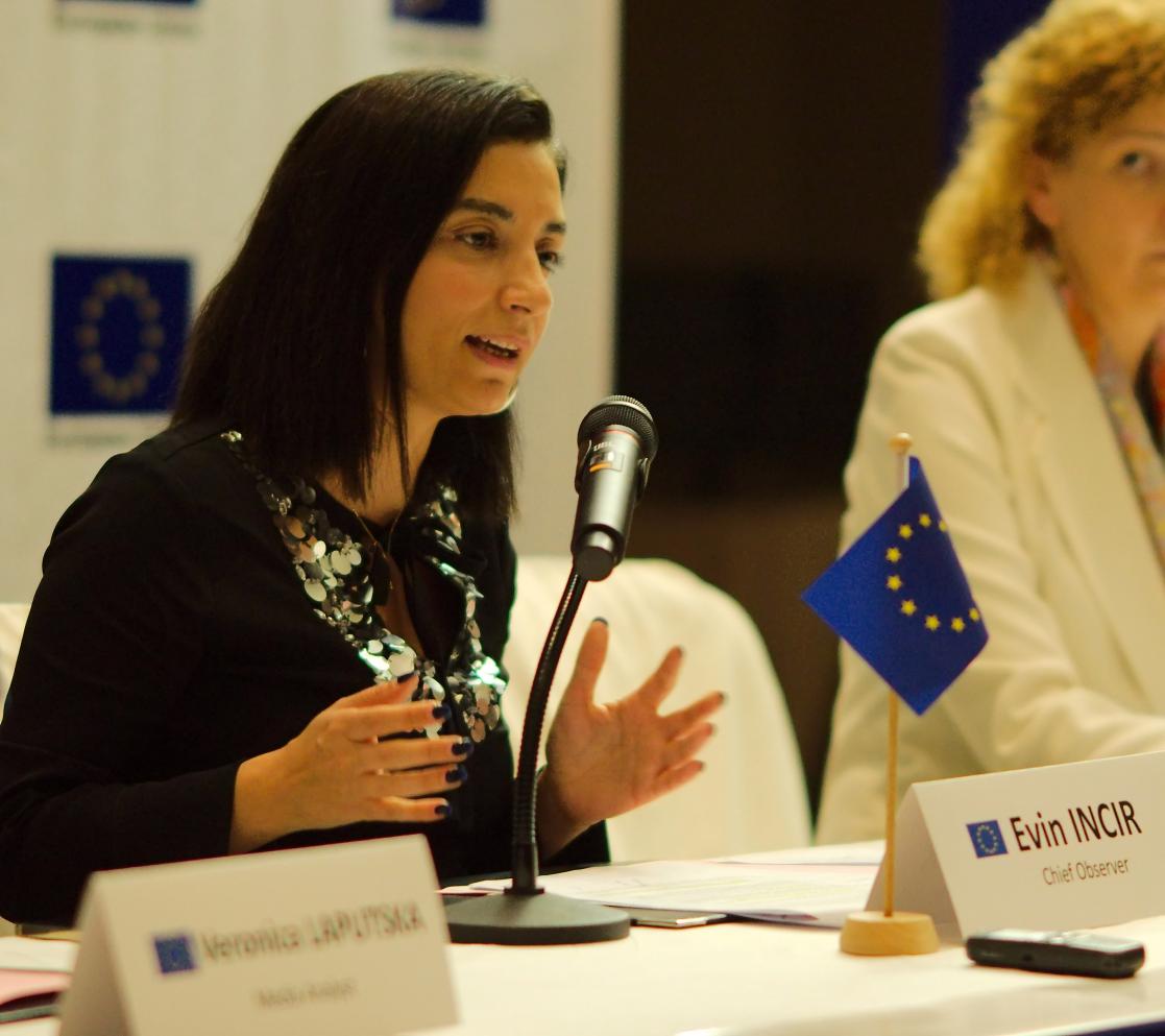 EU EOM Sierra Leone 2023 - Press Conference - Chief Observer addressing the audience