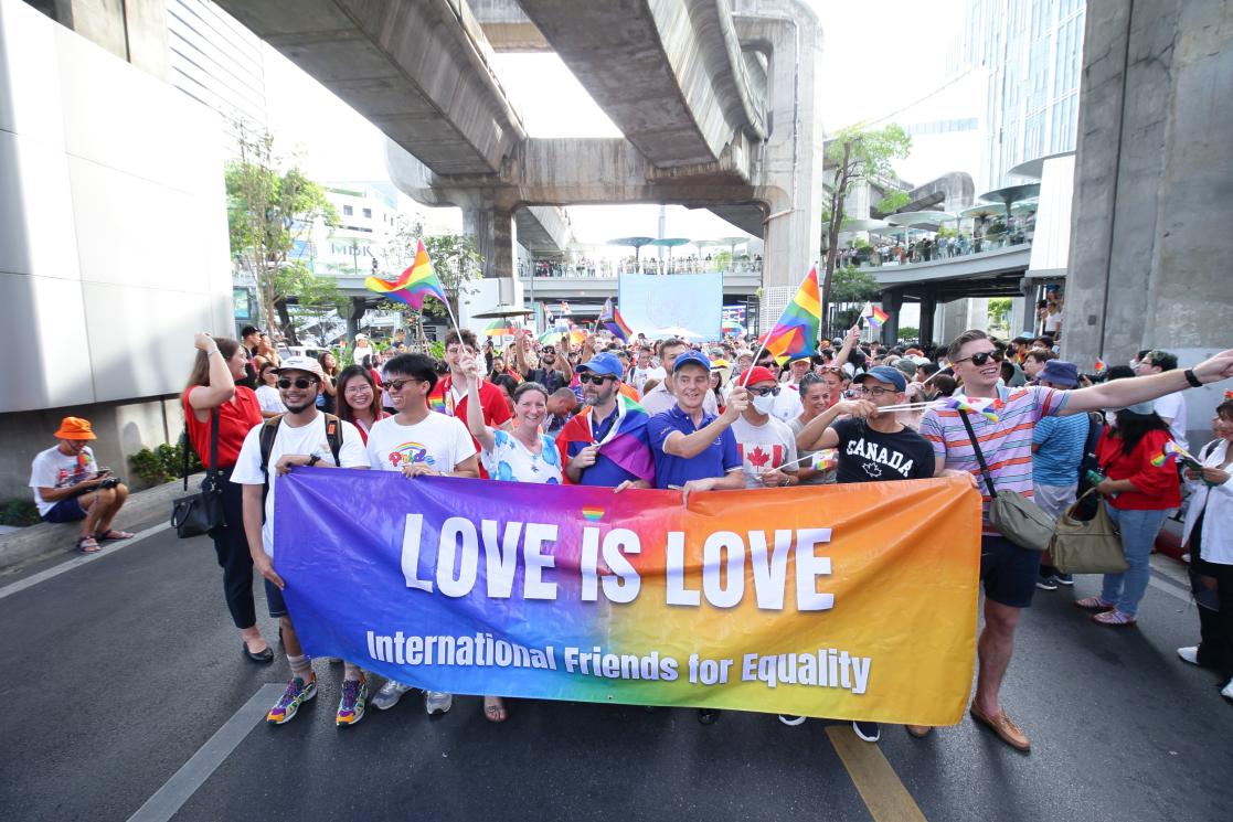 EUDEL team at Bangkok Pride Parade