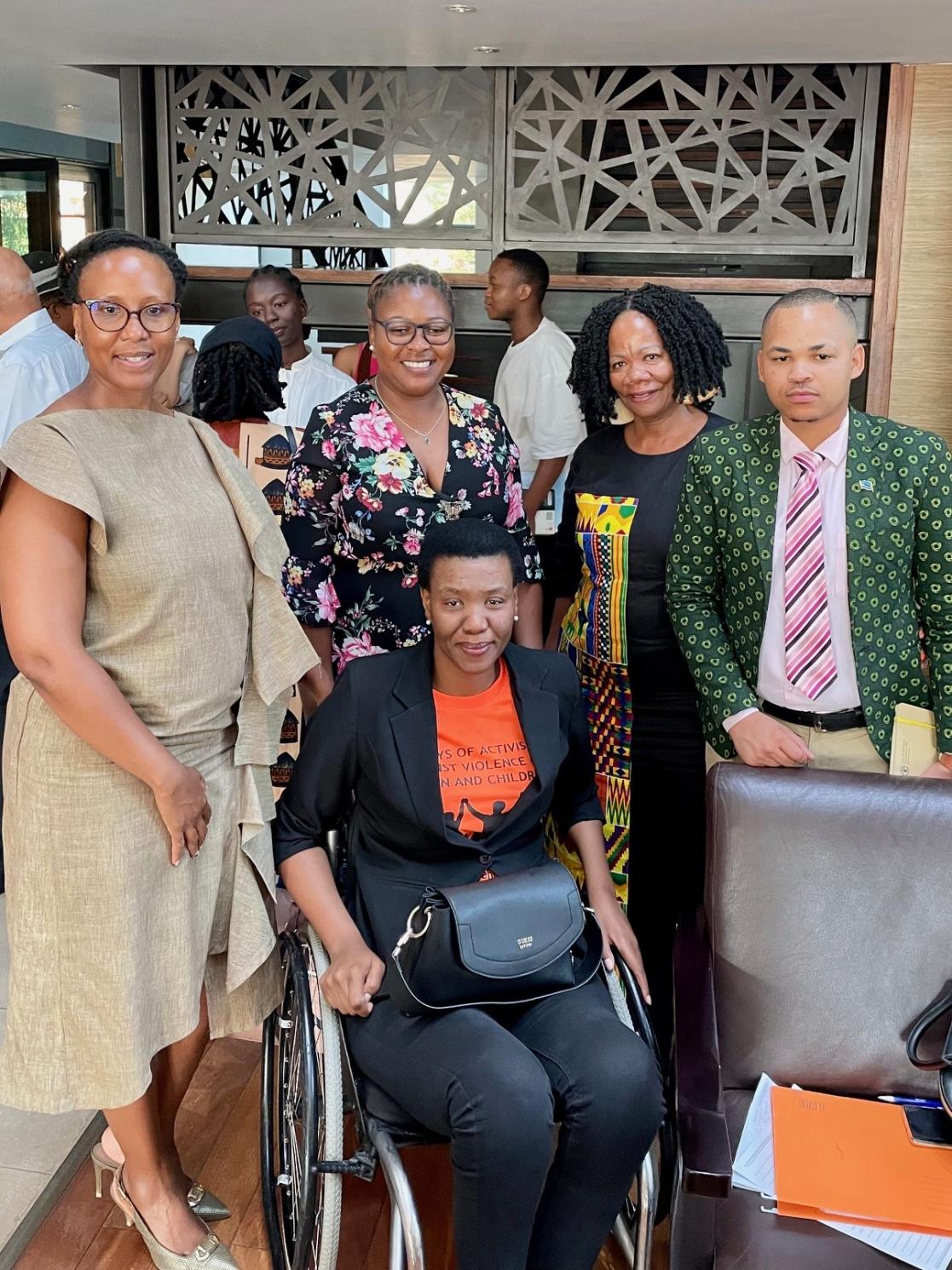 Staff from The Delegation and the University of Botswana at joint event to commemorate the International Human Rights Day and 16 Days of Activism under 